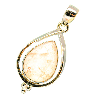Rose Quartz Pendants handcrafted by Ana Silver Co - PD6753