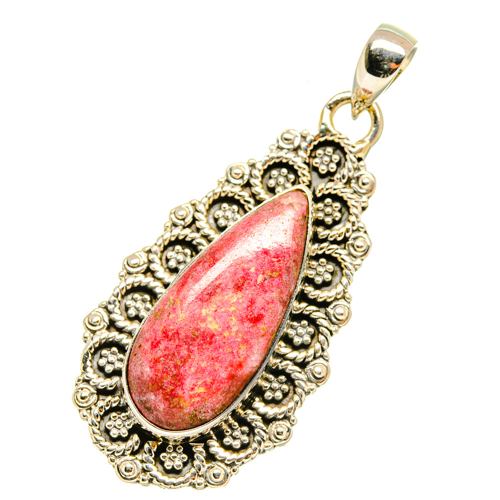 Rhodochrosite Pendants handcrafted by Ana Silver Co - PD6756