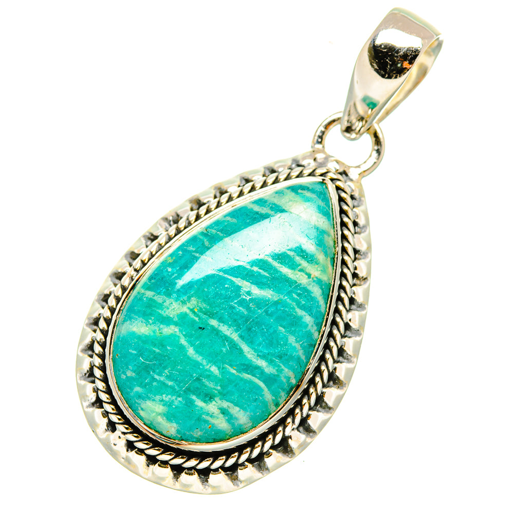 Amazonite Pendants handcrafted by Ana Silver Co - PD6773