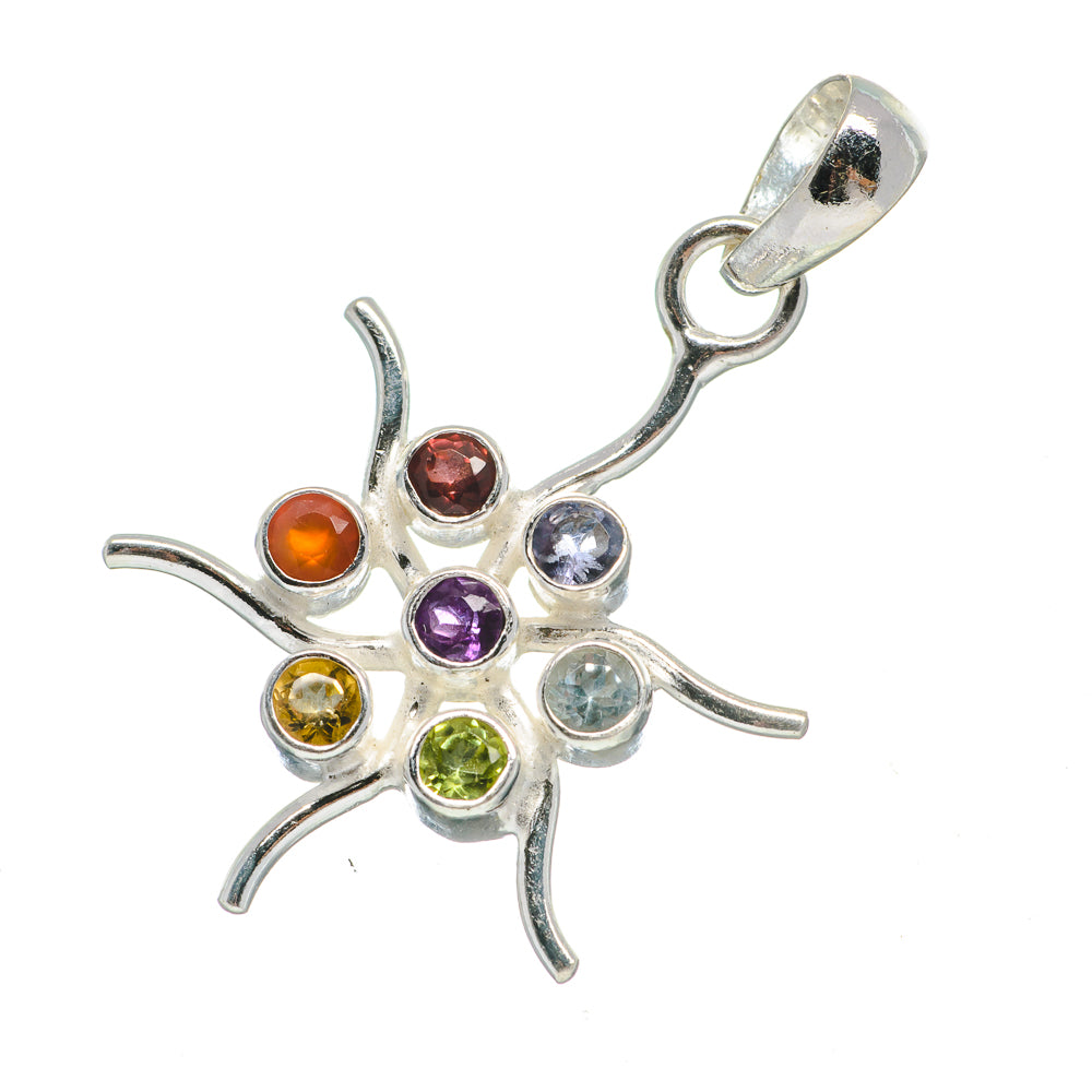 Multi-Stone Chakra Pendants handcrafted by Ana Silver Co - PD678707
