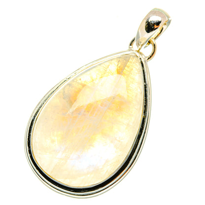 Rainbow Moonstone Pendants handcrafted by Ana Silver Co - PD6793