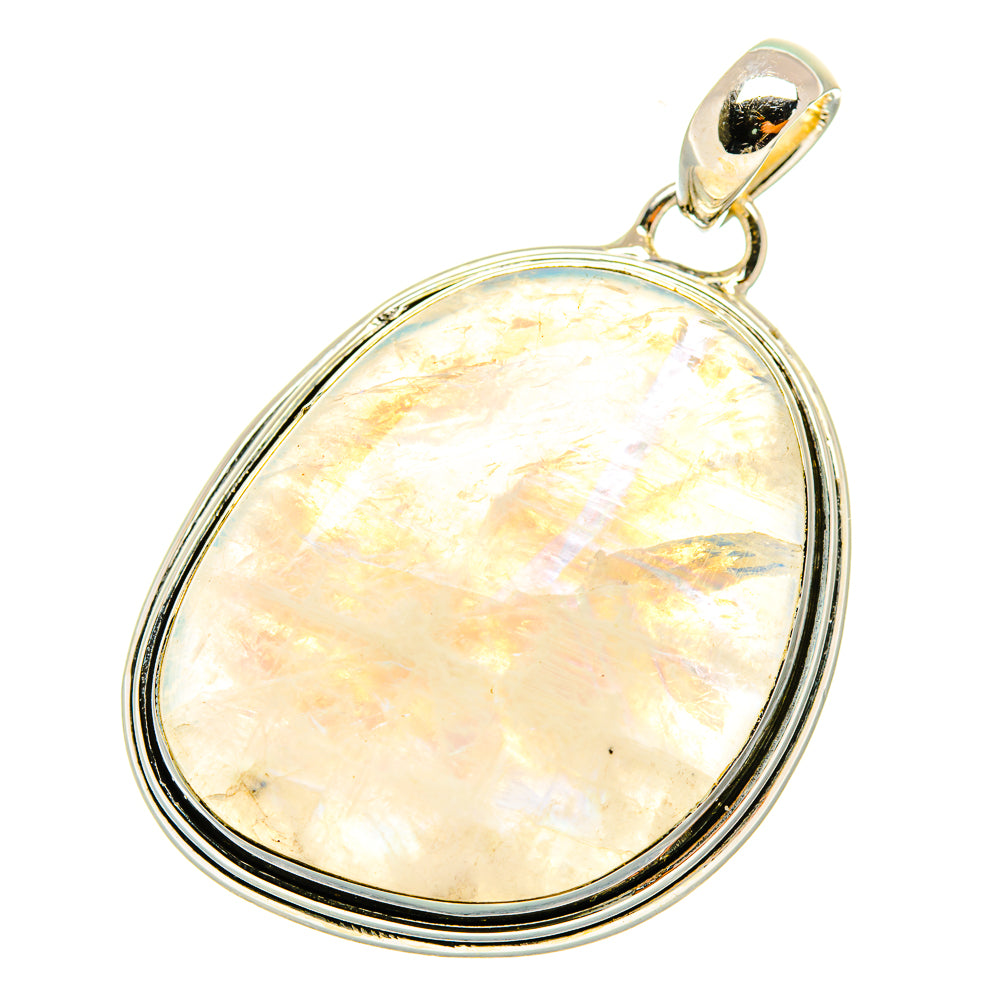 Rainbow Moonstone Pendants handcrafted by Ana Silver Co - PD6811