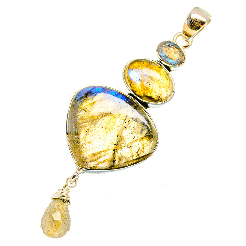Labradorite Pendants handcrafted by Ana Silver Co - PD6812