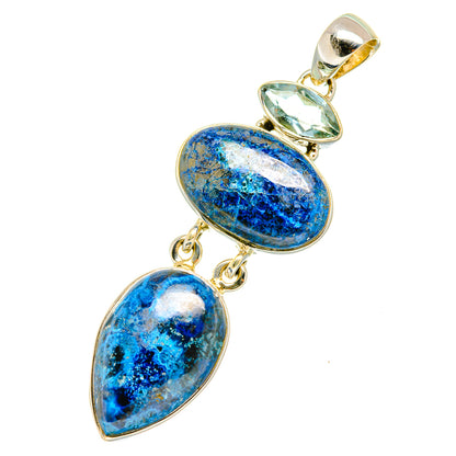 Shattuckite Pendants handcrafted by Ana Silver Co - PD6813