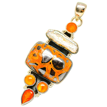 Bauxite Pendants handcrafted by Ana Silver Co - PD6816