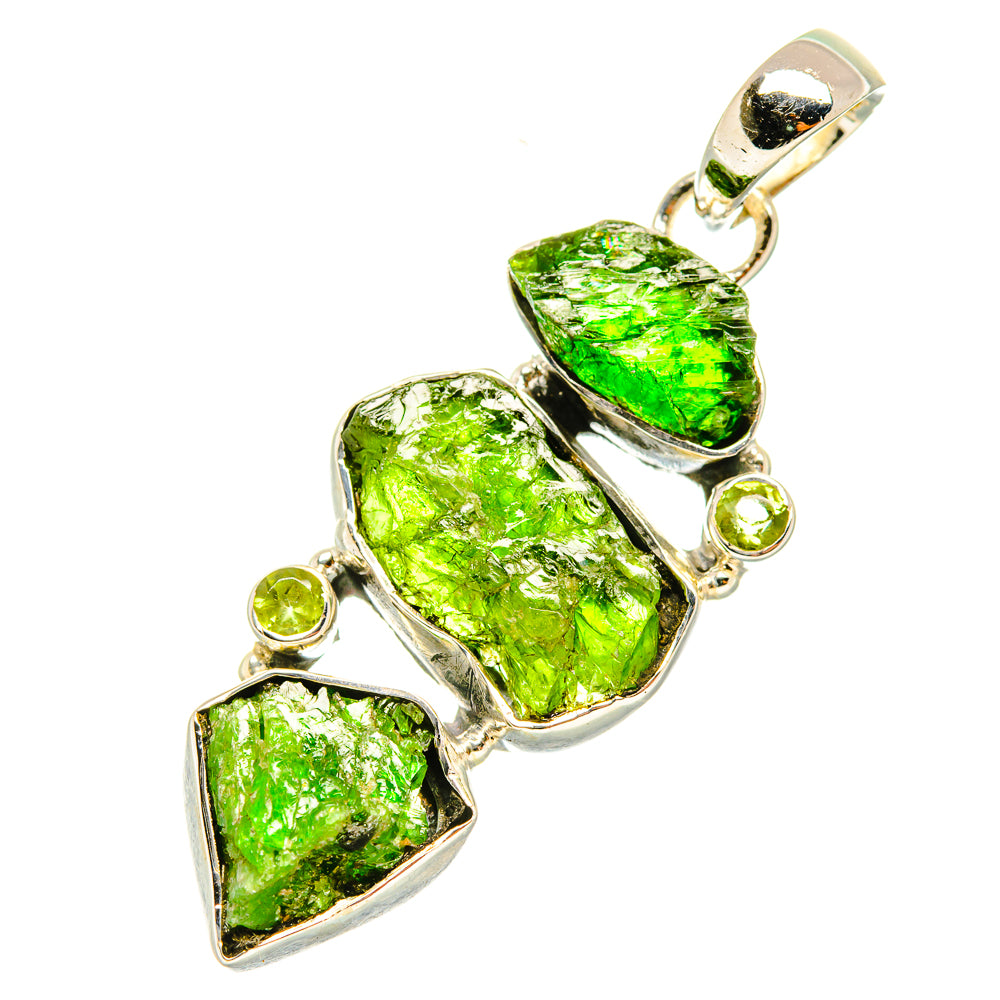Chrome Diopside Pendants handcrafted by Ana Silver Co - PD6819