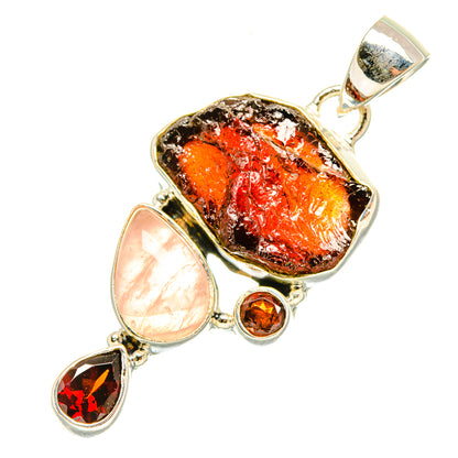 Garnet Pendants handcrafted by Ana Silver Co - PD6821