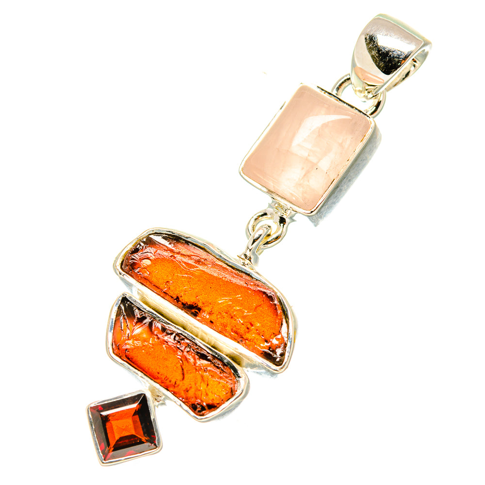 Garnet Pendants handcrafted by Ana Silver Co - PD6823