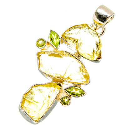 Citrine Pendants handcrafted by Ana Silver Co - PD6825