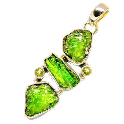 Chrome Diopside Pendants handcrafted by Ana Silver Co - PD6828