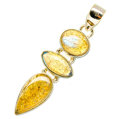 Labradorite Pendants handcrafted by Ana Silver Co - PD6831
