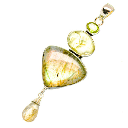 Labradorite Pendants handcrafted by Ana Silver Co - PD6832