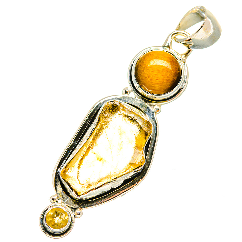 Citrine Pendants handcrafted by Ana Silver Co - PD6833
