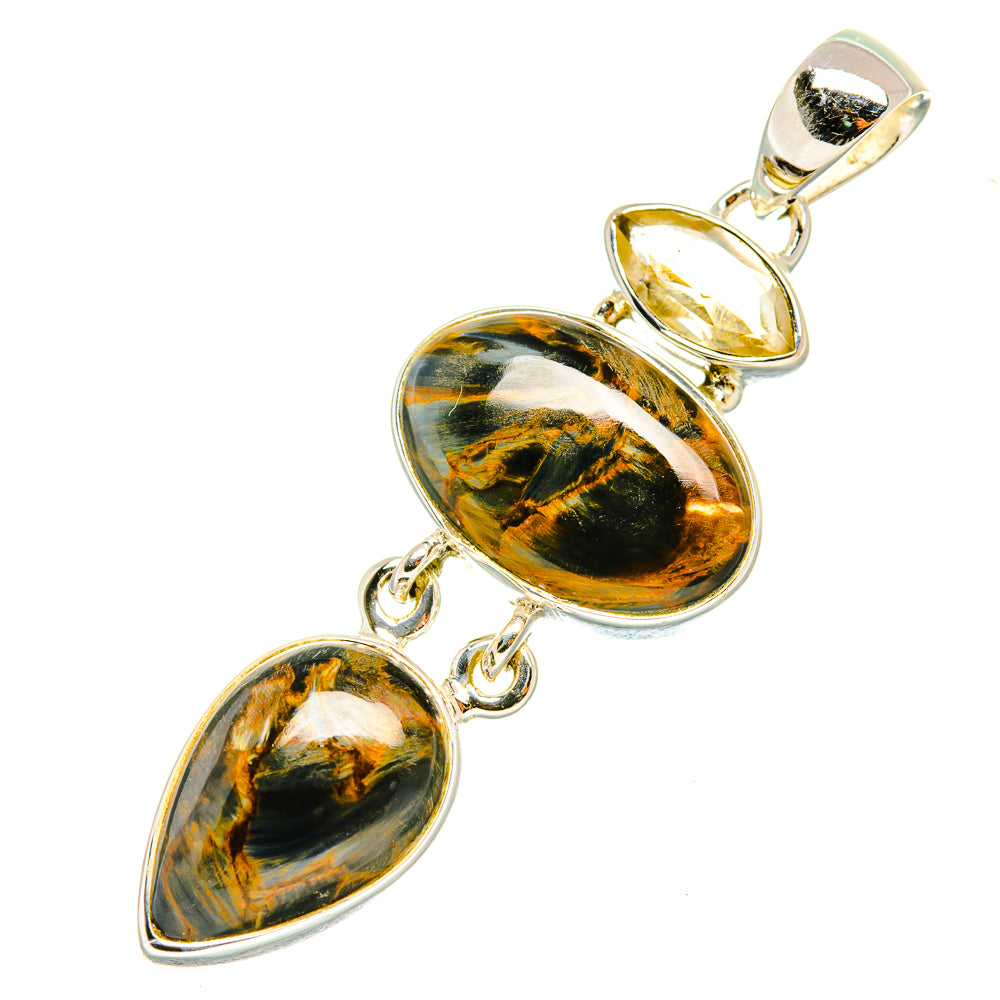 Pietersite Pendants handcrafted by Ana Silver Co - PD6839