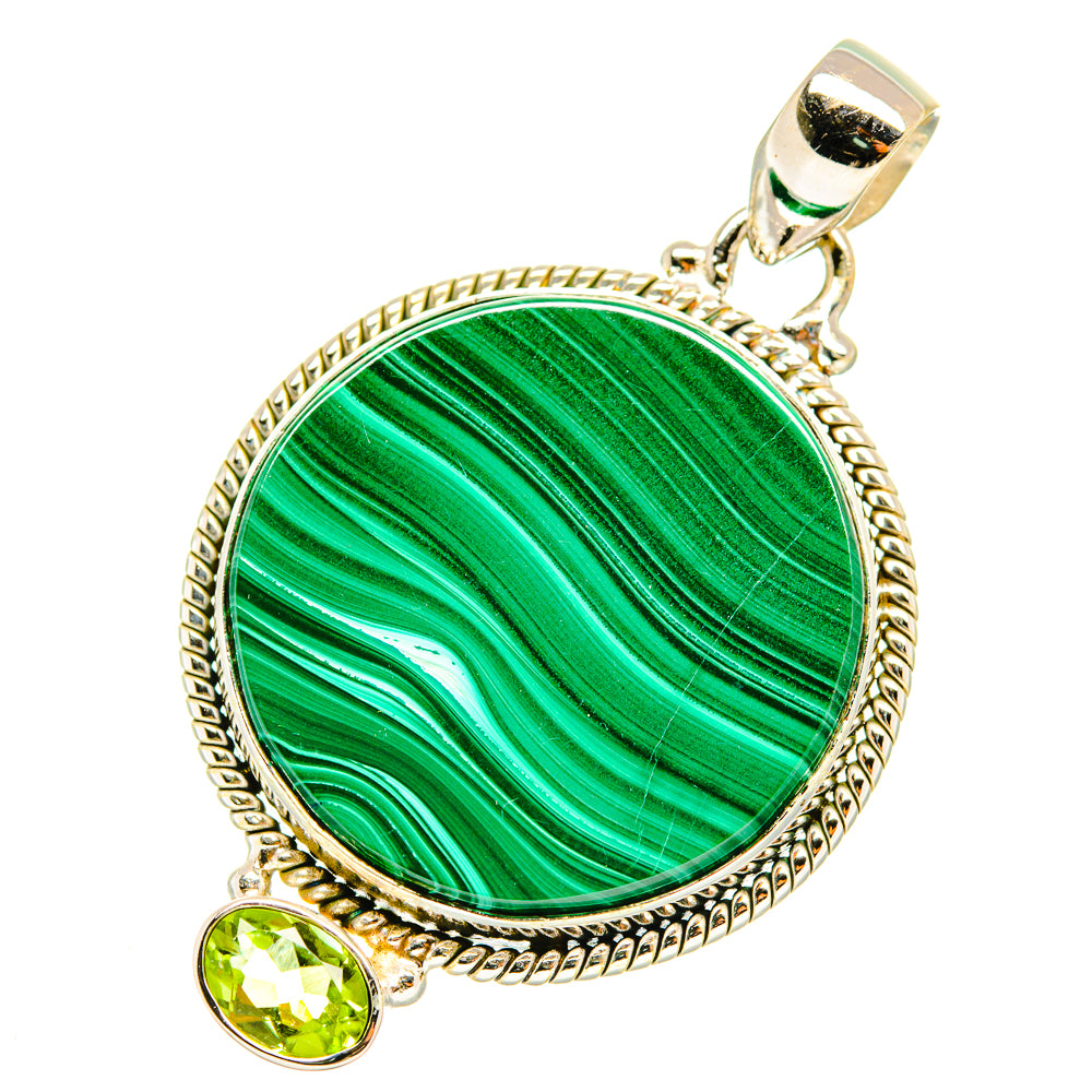 Malachite Pendants handcrafted by Ana Silver Co - PD6844