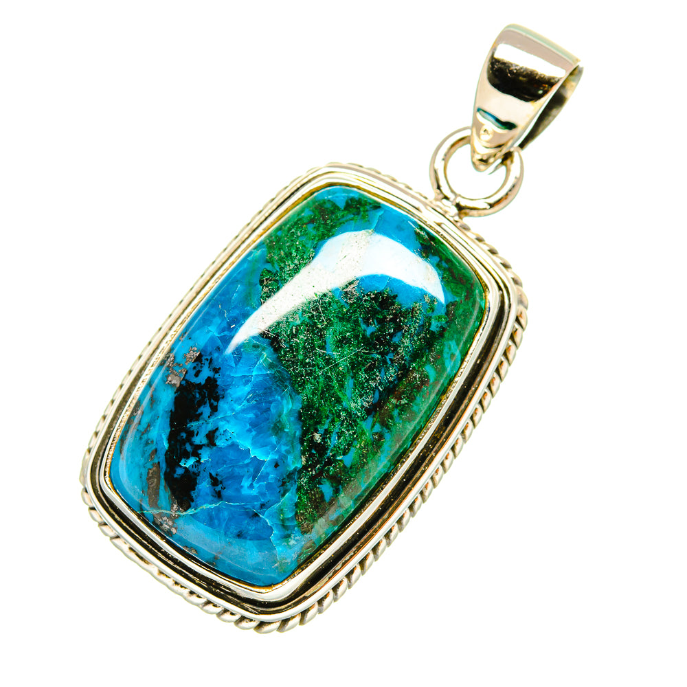 Chrysocolla Pendants handcrafted by Ana Silver Co - PD6867