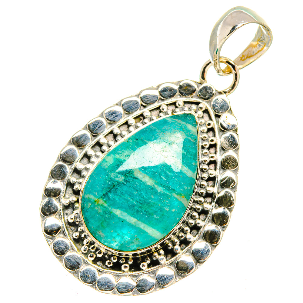Amazonite Pendants handcrafted by Ana Silver Co - PD6874