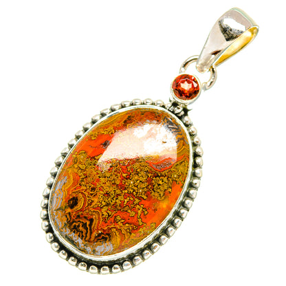 Moroccan Agate Pendants handcrafted by Ana Silver Co - PD6876