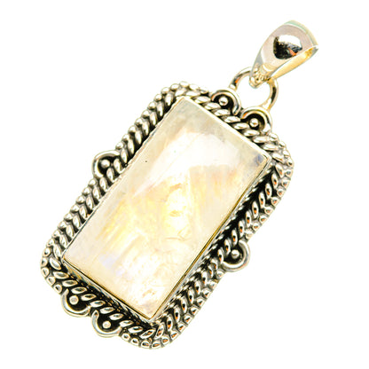 Rainbow Moonstone Pendants handcrafted by Ana Silver Co - PD6915