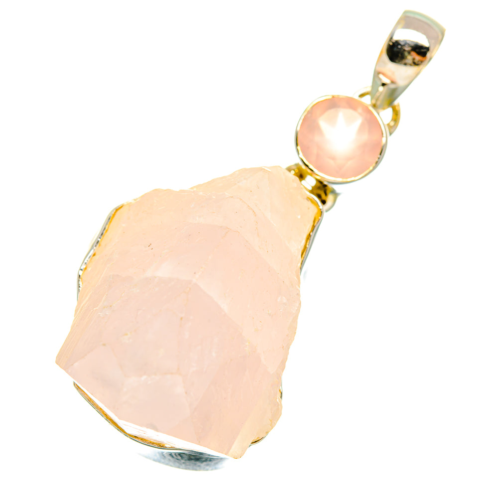Kunzite, Rose Quartz Pendants handcrafted by Ana Silver Co - PD6921