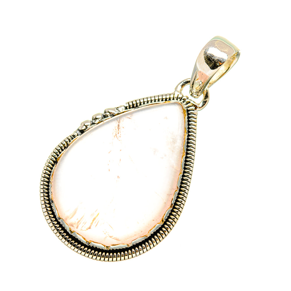 Rose Quartz Pendants handcrafted by Ana Silver Co - PD6942