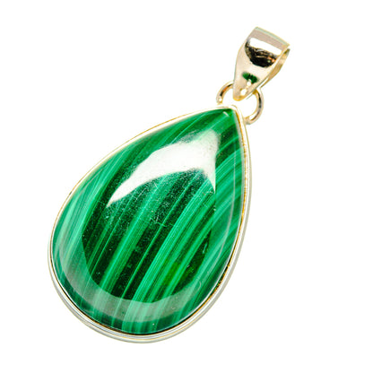 Malachite Pendants handcrafted by Ana Silver Co - PD6944