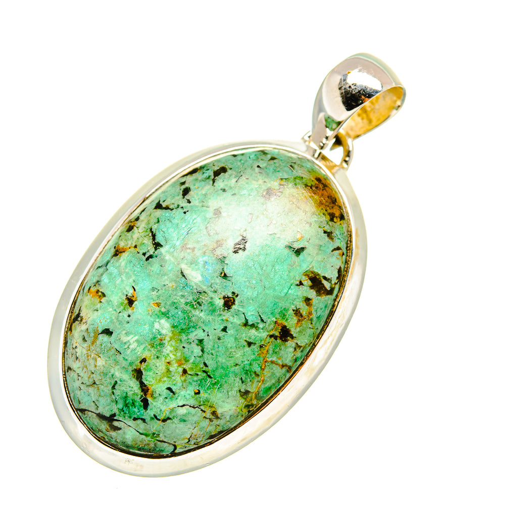 Tibetan Turquoise Pendants handcrafted by Ana Silver Co - PD6950