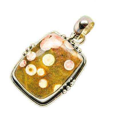 Ocean Jasper Pendants handcrafted by Ana Silver Co - PD6958