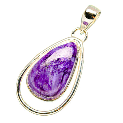 Charoite Pendants handcrafted by Ana Silver Co - PD6982