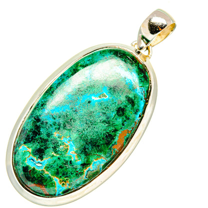 Chrysocolla Pendants handcrafted by Ana Silver Co - PD7003