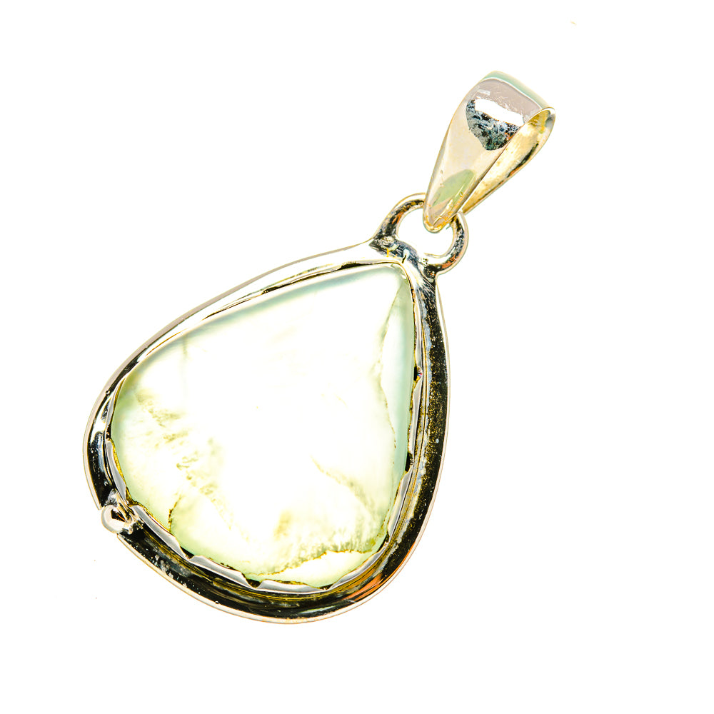 Prehnite Pendants handcrafted by Ana Silver Co - PD7005