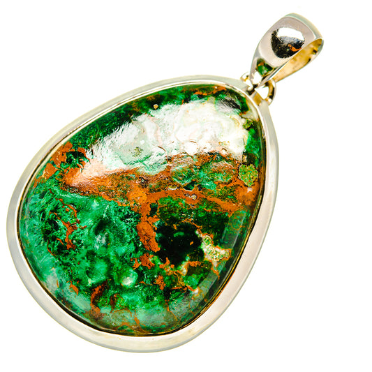 Chrysocolla Pendants handcrafted by Ana Silver Co - PD7008