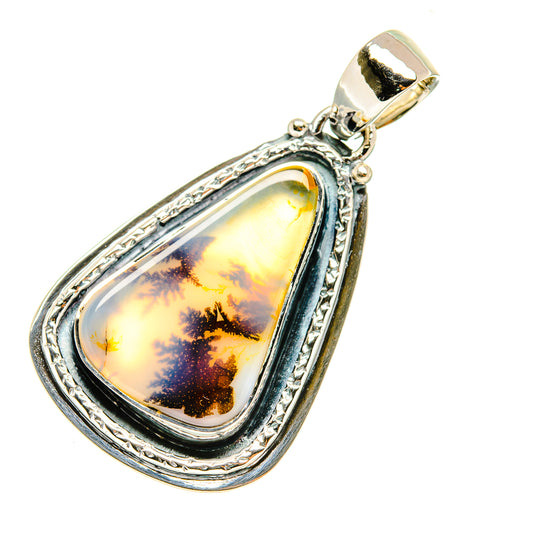 Scenic Dendritic Agate Pendants handcrafted by Ana Silver Co - PD7009