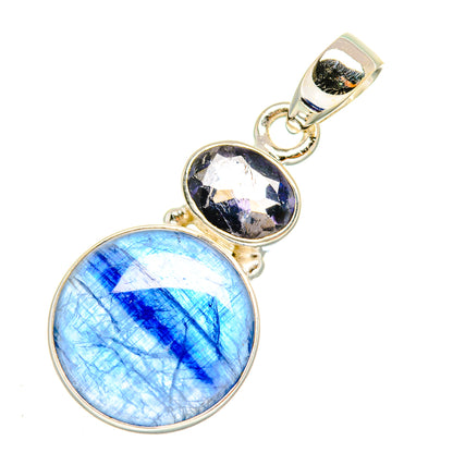Kyanite, Tanzanite Pendants handcrafted by Ana Silver Co - PD7021