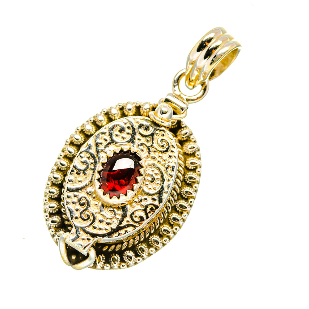 Garnet Pendants handcrafted by Ana Silver Co - PD7027
