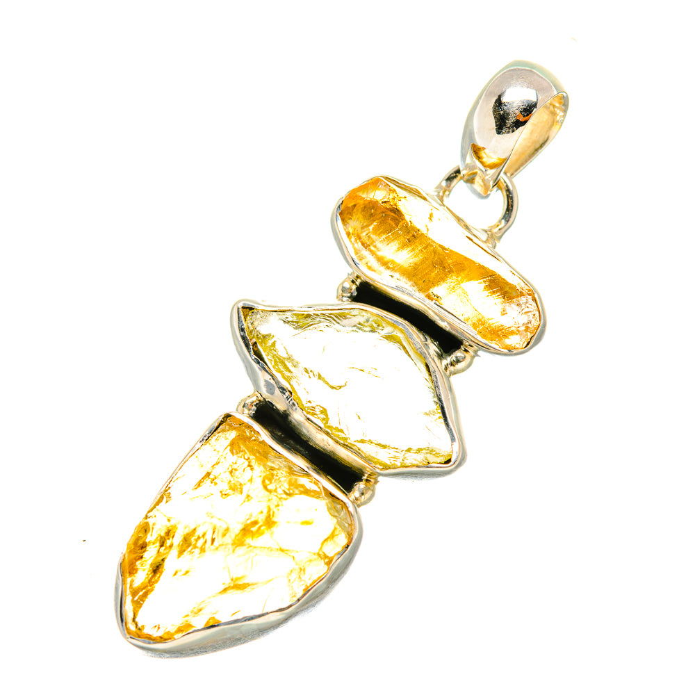 Citrine Pendants handcrafted by Ana Silver Co - PD7033