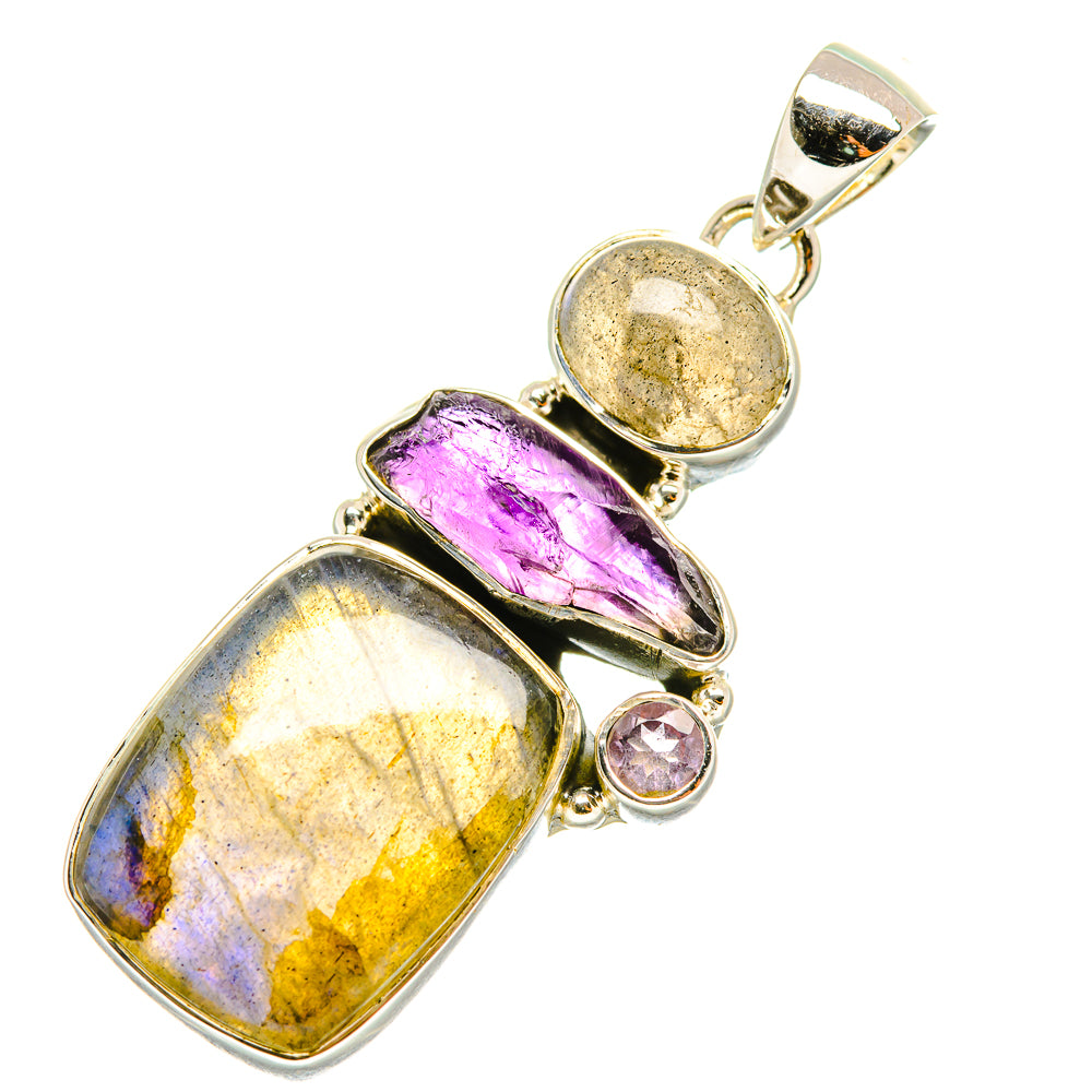 Labradorite Pendants handcrafted by Ana Silver Co - PD7034
