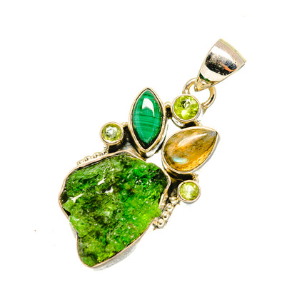 Chrome Diopside Pendants handcrafted by Ana Silver Co - PD7039