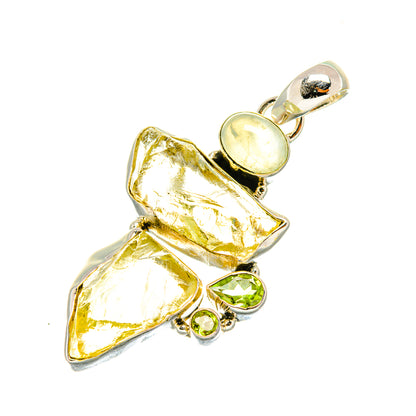 Citrine Pendants handcrafted by Ana Silver Co - PD7040