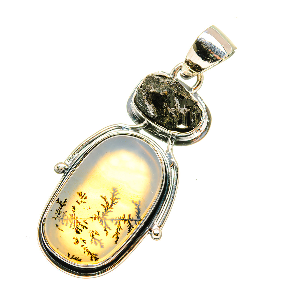Dendritic Opal Pendants handcrafted by Ana Silver Co - PD7052