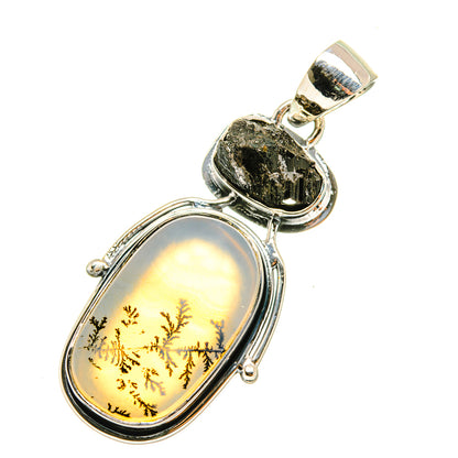 Dendritic Opal Pendants handcrafted by Ana Silver Co - PD7052
