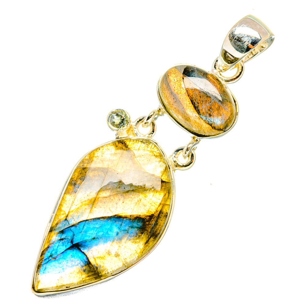 Labradorite Pendants handcrafted by Ana Silver Co - PD7067