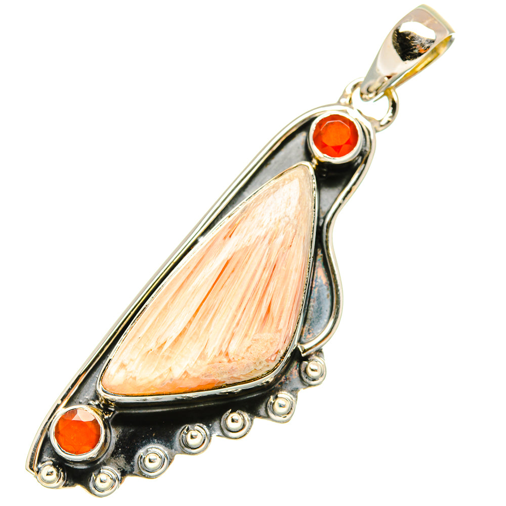 Scolecite Pendants handcrafted by Ana Silver Co - PD7077