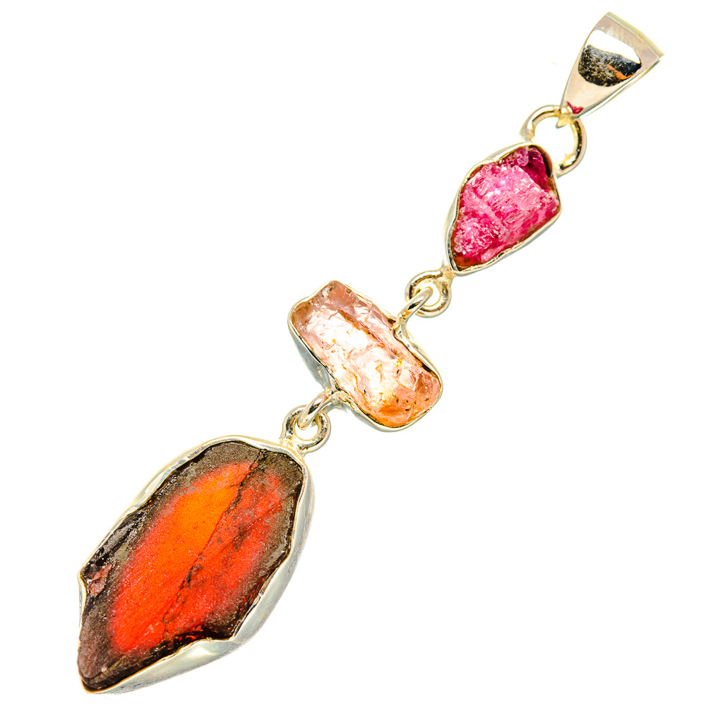 Garnet Pendants handcrafted by Ana Silver Co - PD7079