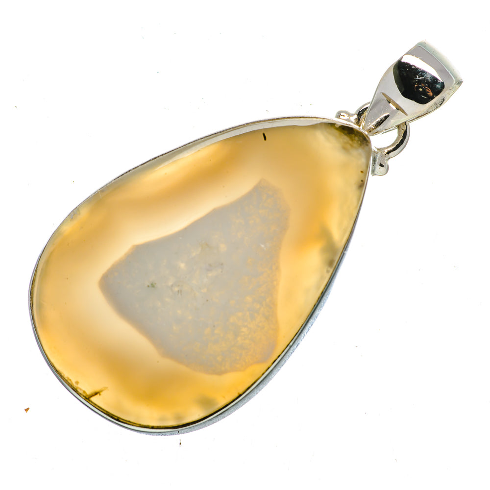 Coconut Geode Druzy Pendants handcrafted by Ana Silver Co - PD708405