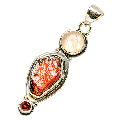 Garnet Pendants handcrafted by Ana Silver Co - PD7087