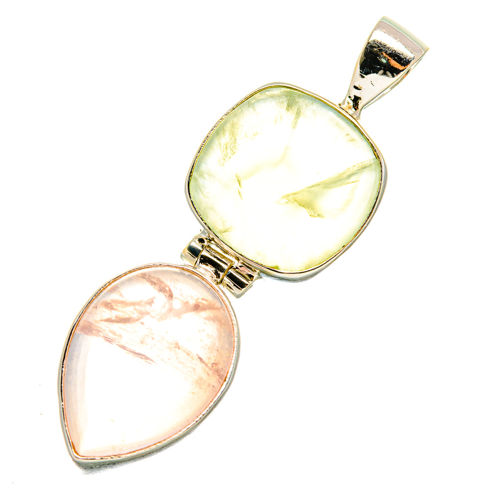 Rose Quartz Pendants handcrafted by Ana Silver Co - PD7091