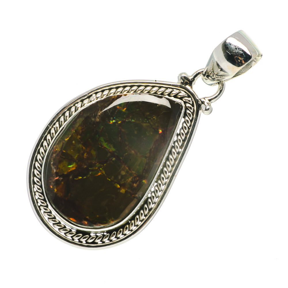 Ammolite Pendants handcrafted by Ana Silver Co - PD713427