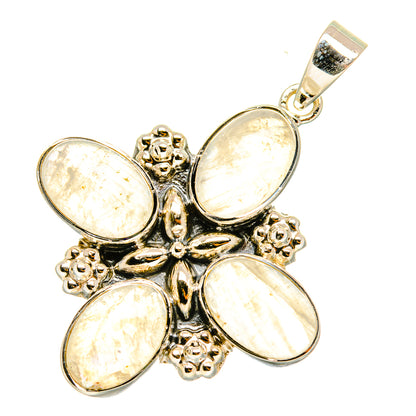 Rainbow Moonstone Pendants handcrafted by Ana Silver Co - PD7136