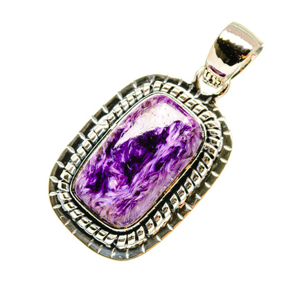 Charoite Pendants handcrafted by Ana Silver Co - PD7154